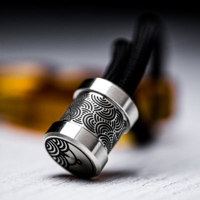FrankenWorx 'The End' Bead - Nickel Silver Chaos Seigaiha (Exclusive)