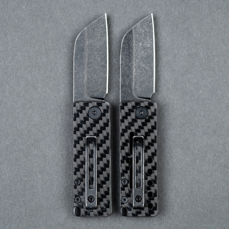 Dapper Design REKT Utility Knife - Carbon Fiber