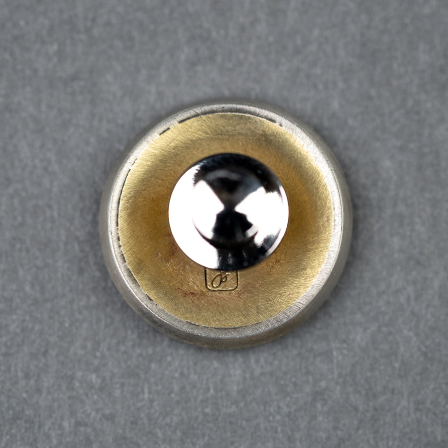 Jamie Feinstein Seigaiha Pin - Brass & Nickel Silver (Custom)