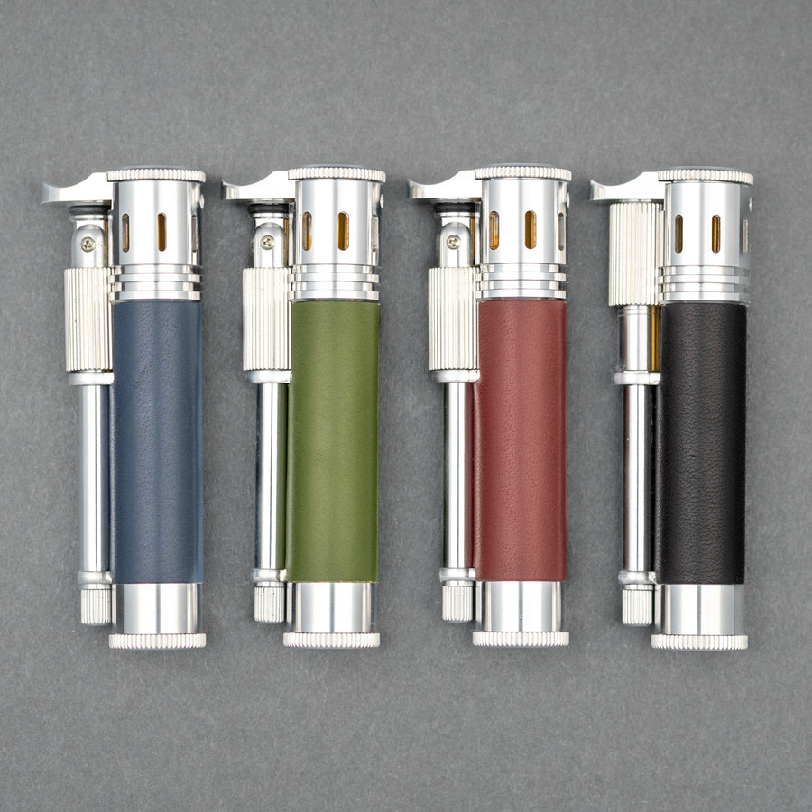 Tokyo Pipe Co. Douglass Field S+ Lighter - Duralumin & Leather