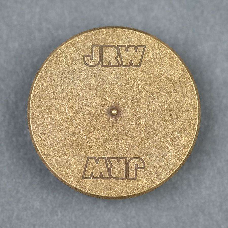 JRW Gear Judge Bottle Opener/Spinner - Brass