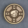 Combat Beads Seigaiha Haptic Coin - Brass (Exclusive)