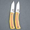 Taylor Made Cochise Fixed Blade - Vintage Two-tone Micarta (Custom)