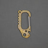 Keychains & Multi-Tools - Anso Carabiner V3 - Brass W/ Custom Engraving (Limited Edition)