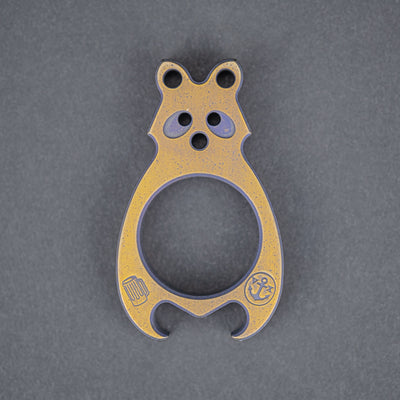 Keychains & Multi-Tools - VoxDesign 'Gus' 3/8” Raccoon - Bronze Anodized Titanium