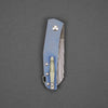 Knife - Anso Monte Carlo - San Mai, Kobolt Ti Handle & Cuprum Ti Clip & Backspacer (Custom)