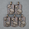 Cruz Custom Tools - Skull Keychains - Brass