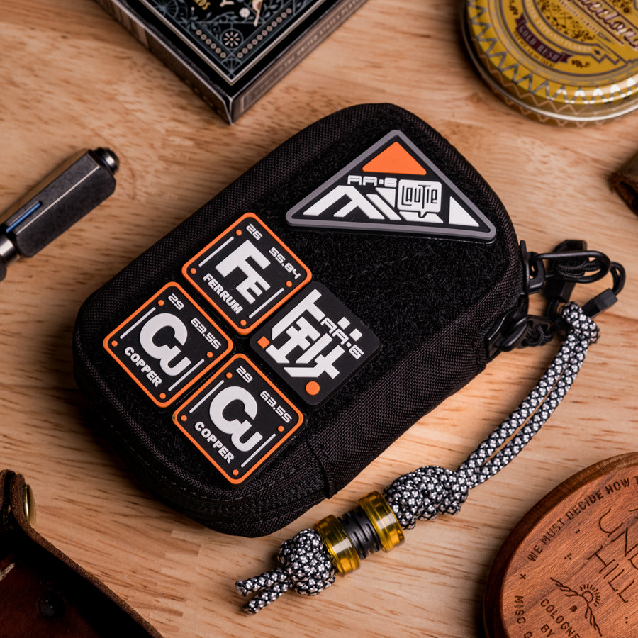 Lautie X Foxbat Pouch with Ultem Bead and Patches