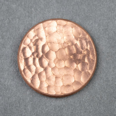 Shire Post Mint Hammered Worry Stone in Copper