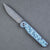 Tactile Knife Co. Rockwall Thumbstud - Blurple & DLC Seigaiha (Exclusive)