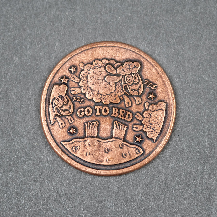 Shire Post Mint One More Chapter / Go to Bed Copper Decision Maker Coin
