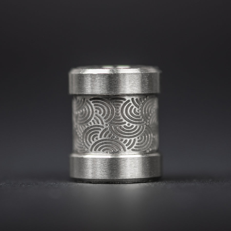 FrankenWorx 'The End' Bead - Nickel Silver Chaos Seigaiha (Exclusive)