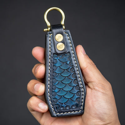 Imperial Leather Keychain Sap - Seigaiha (Exclusive)