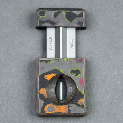 Griffworx & Carver Knife Co Billet V Cigar Cutter - Camo Carbon (Custom)