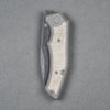 Griffin Co. Scout F3.5 - Dark Stonewash Titanium w/ Olive Micarta Inlay