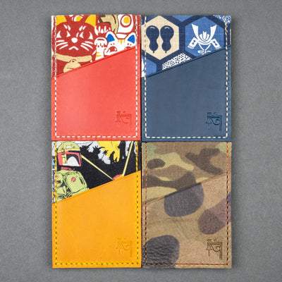 El Mercantile Low-Pro Leather Wallet - (Custom Prints)