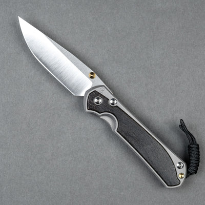 Chris Reeve Knives Large Sebenza 31 - Bog Oak Inlay - Polished Drop Point