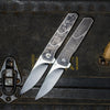 JD Knives Iridium Inter - Bead Blasted Ti w/ CF Inlays & CTS-XHP Blade