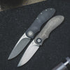 JD Knives EDC - Titanium w/ N690 Blade & Blackened Ti Collars