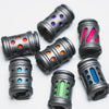 Combat Beads Full Sized Concealed Bead - Titanium w/ Fire Turbo Glow