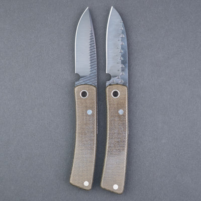 Michael Morris Knives Friction Folder - OD Green Micarta (Custom)