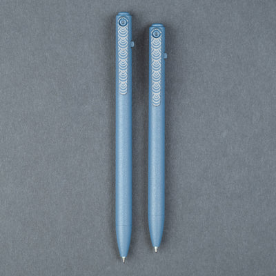 Tactile Turn Slim Side Click Pen - Seigaiha Cerakoted Titanium