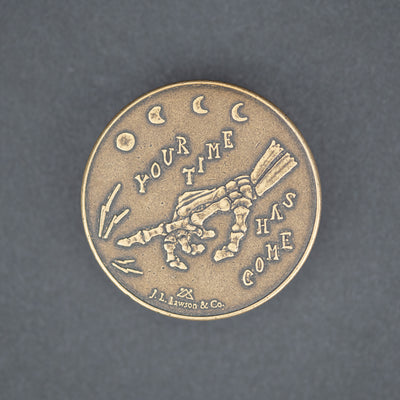 J.L. Lawson & Co. Tempus Spin Coin - Bronze
