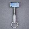 Ober Metal Works Square Head Hammer Keychain - Zirconium & Titanium