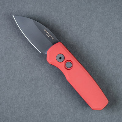Pro-Tech Knives Runt 5 - DLC Magnacut & Red Aluminum (Limited)