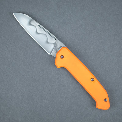 Tracy LaRock Knives Ethan Jack - Orange G10 w/ Stainless Steel Liners (Custom)