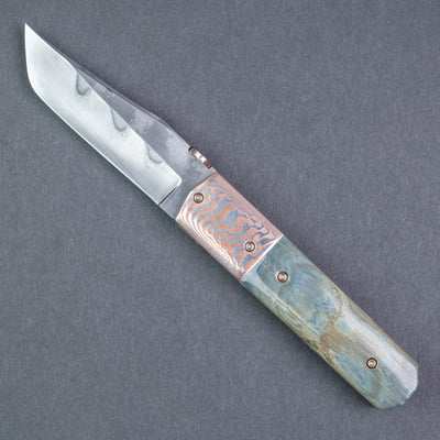 Gedraitis Small Yakuza LL - Copper & Iron Mokume (Custom)