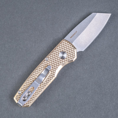 Pro-Tech Knives Runt 5 - Aluminum Bronze (Limited)