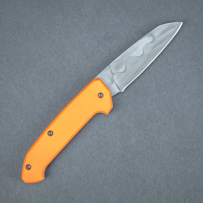 Tracy LaRock Knives Ethan Jack - Orange G10 w/ Stainless Steel Liners (Custom)