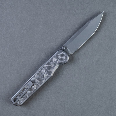 Tactile Knife Co. Rockwall Thumbstud - DLC Seigaiha (Exclusive)