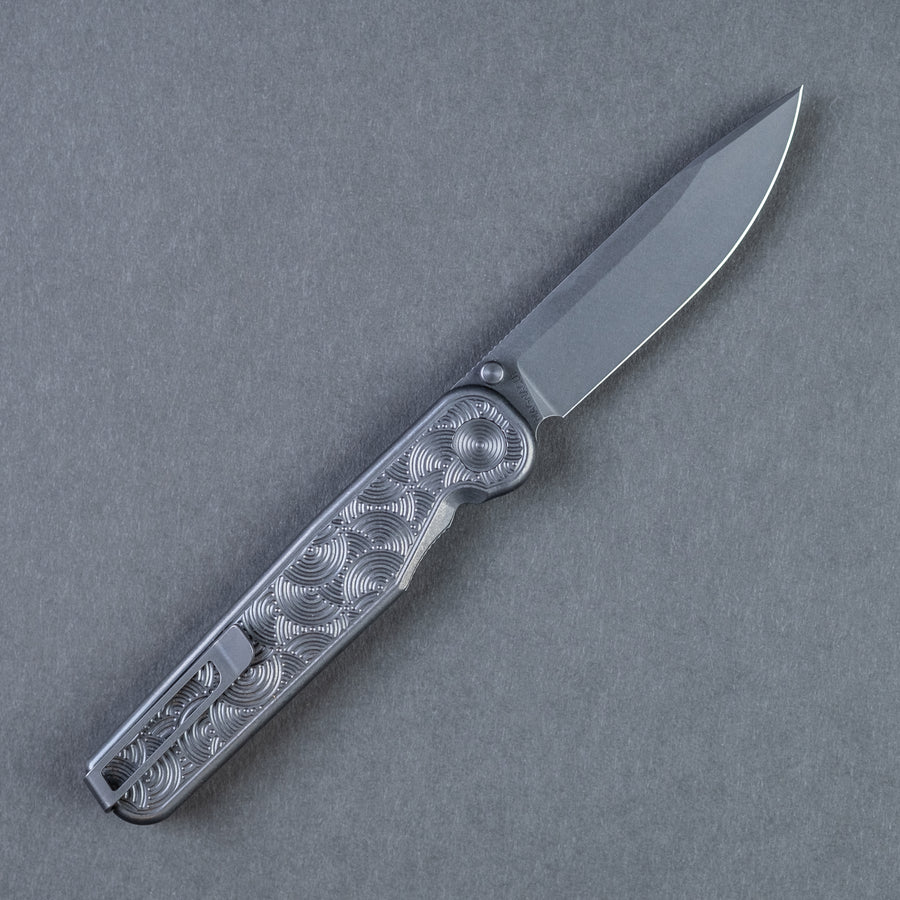 Tactile Knife Co. Rockwall Thumbstud - DLC Seigaiha (Exclusive)