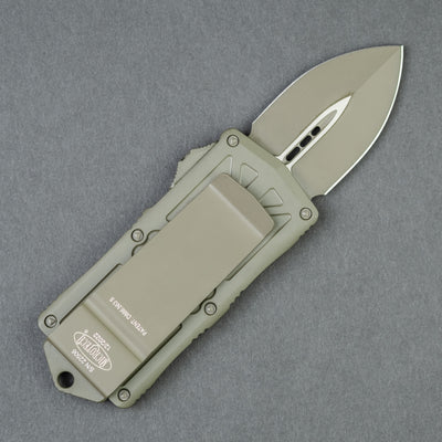 Microtech 157-1COD Exocet OTF Money Clip Knife - Tan Cerakote