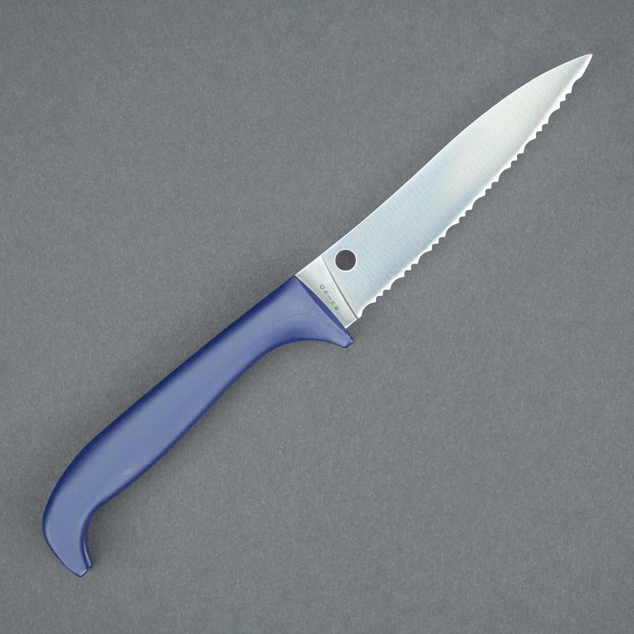 Spyderco Counter Puppy - Kitchen Knife, Blue + Plain