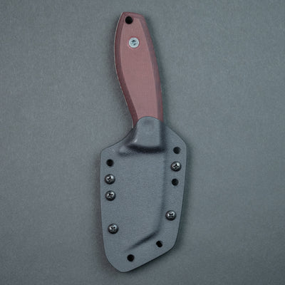 JW Knife & Tool Horizon 3.0 - Magnacut w/ Maroon Canvas Micarta (Custom)