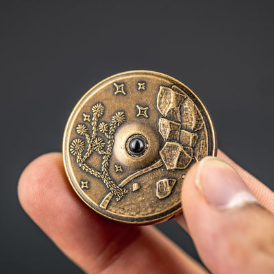 J.L. Lawson & Co. Tempus Spin Coin - Bronze