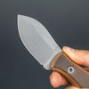 JW Knives Mini Nessmuk Fixed Blade - CPM-20CV & Vintage Linen Micarta (Custom)