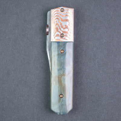 Gedraitis Small Yakuza LL - Copper & Iron Mokume (Custom)