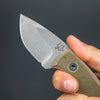 JW Knives Meridian 2.0 Fixed Blade - D2 & Two-Tone Canvas Micarta (Custom)