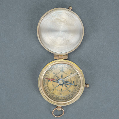La Pira Productions Engraved Compass - Brass (Custom)