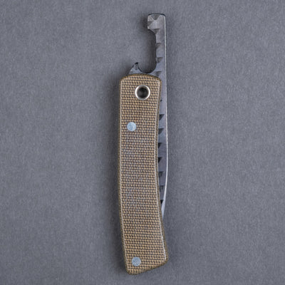 Michael Morris Knives Friction Folder - OD Green Micarta (Custom)