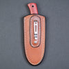 Taylor Made Cochise Fixed Blade - Red Paper Micarta (Custom)