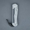 Chris Reeve Knives Large Sebenza 31 w/ Black Micarta Inlay & Boomerang Damascus