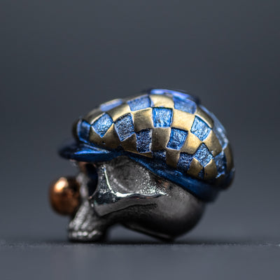Streltsov Art Clown Bead - Cobalt (Custom)