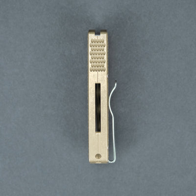 Pro-Tech Knives Runt 5 - Textured Aluminum Bronze w/ Mosaic Pin & 20CV steel (Limited)