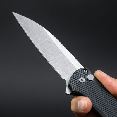 Pro-Tech Knives 5305 Malibu - Textured Black (Custom)