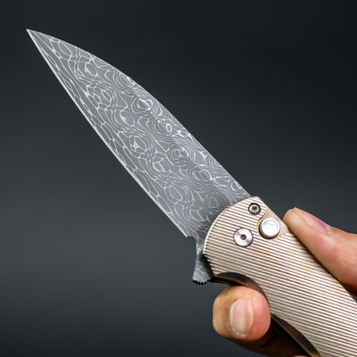 Pro-Tech Knives 2023 Malibu - Damascus (Custom)
